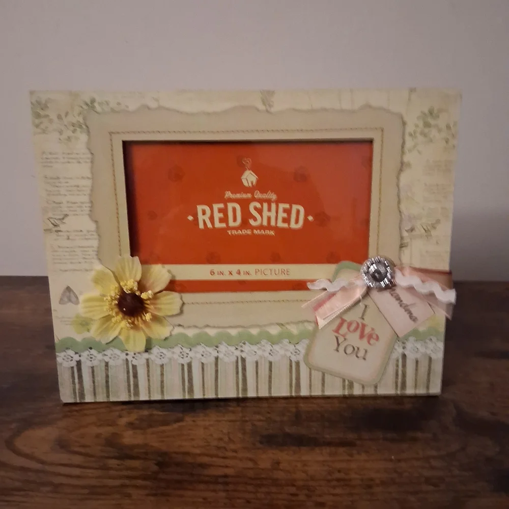Red Shed Grandma Picture Frame